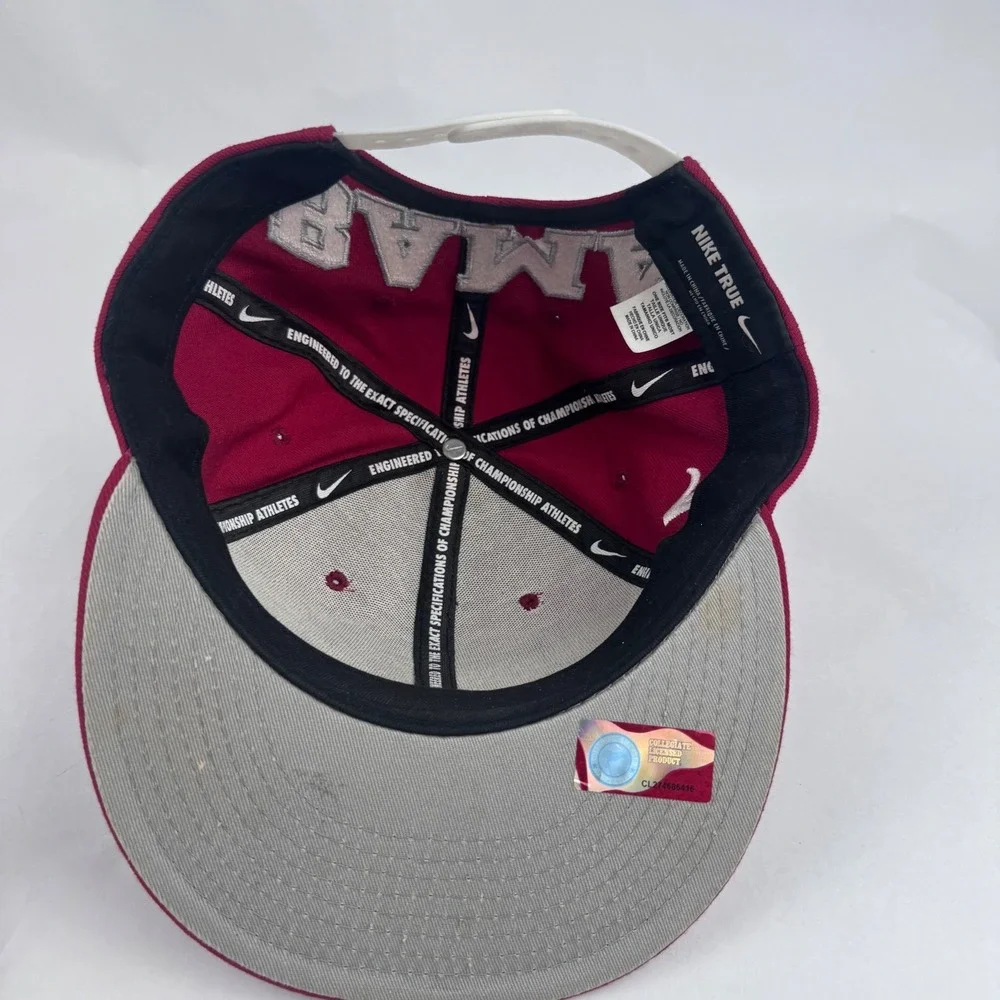 Alabama Roll Tide Nike Hat Snapback OSFM Nike True Crimson Tide